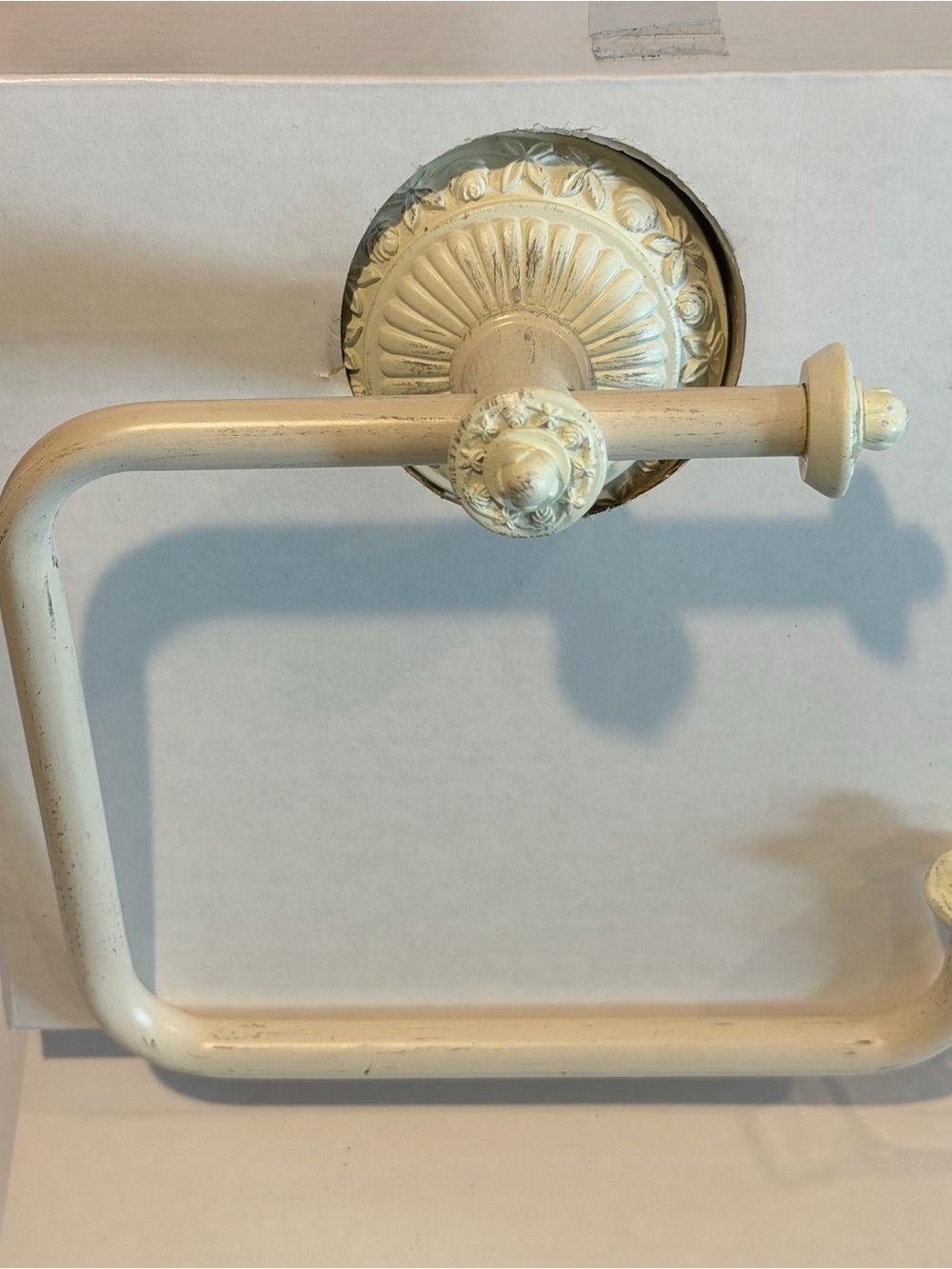 Simply Shabby Chic Toilet Paper Holder Bathroom Hardware Ivory NEW Cottage